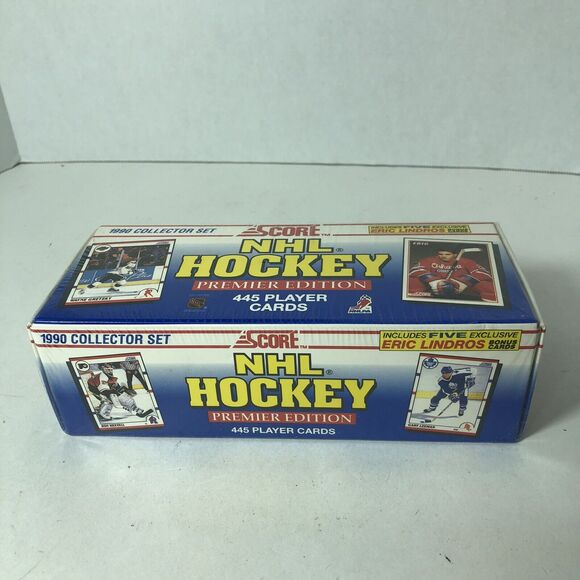 Score Cards NHL‎ Hockey Collector Set 1990 Factory Sealed 445 Lindros Premier D3 - Picture 6 of 7